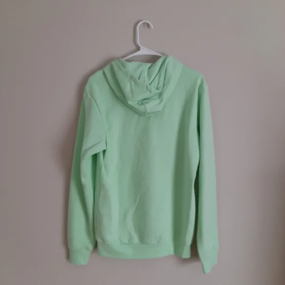 Mens Light Green Adidas Hoodie - Picture 2 of 5